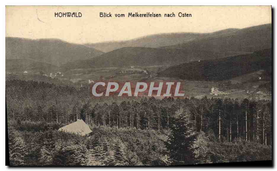 Hohwald — Vue depuis le Melkereifelsen vers l'Est — Photographie de Strasbourg Döber