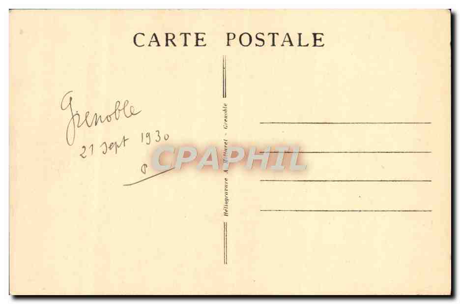 Grenoble - Le Fort Rabot, l'Isère et les Alpes — Deliographraphie Grenoble n°10.567 — Reverso