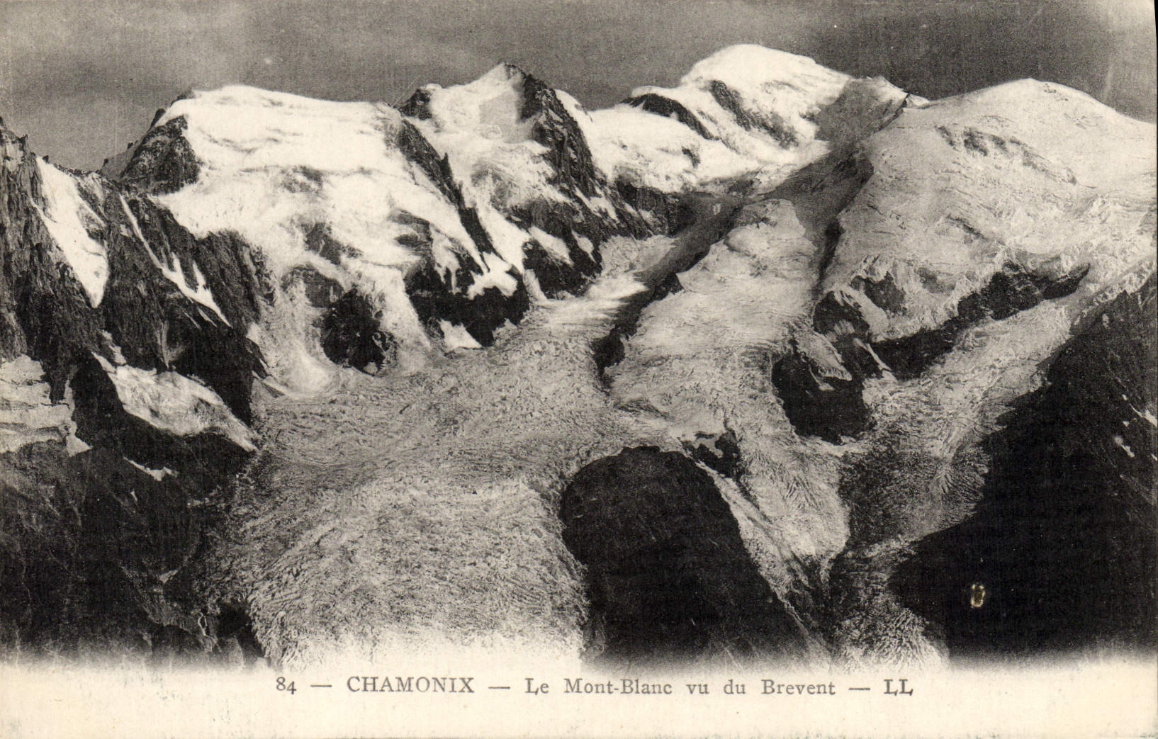 CPA Chamonix Le Mont Blanc Vu Du Brevent