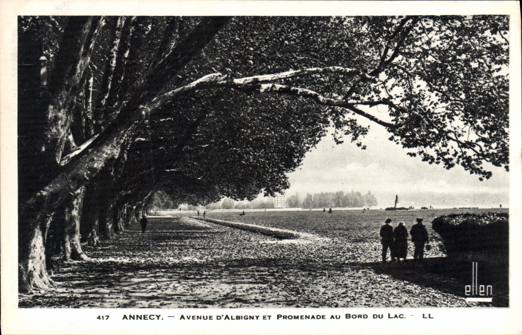 Annecy — Avenue d'Albigny und Promenade am Ufer des Sees — LL