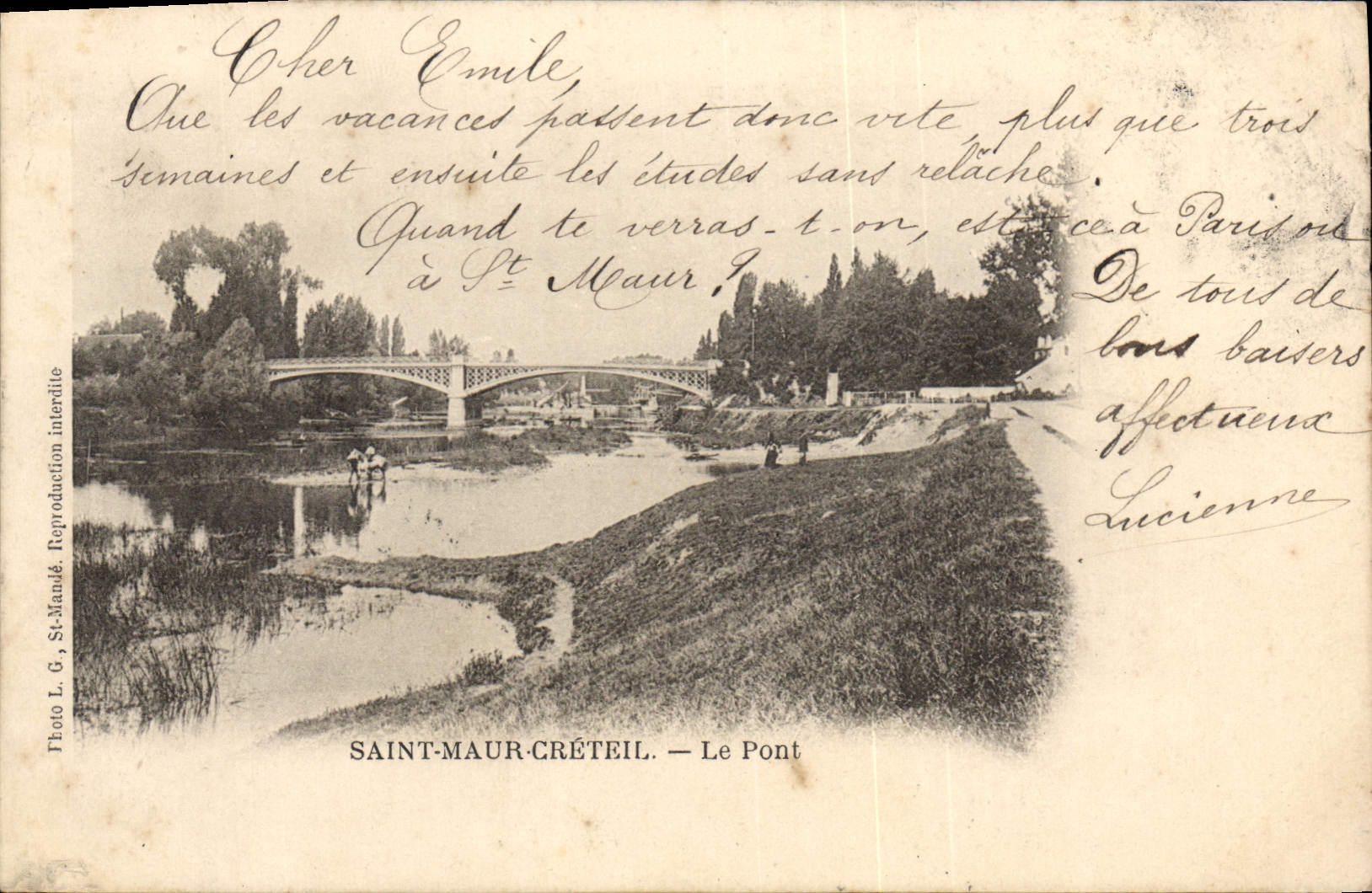 Saint-Maur-Crétail — Le Pont — Photo L. G., St-Mandé
