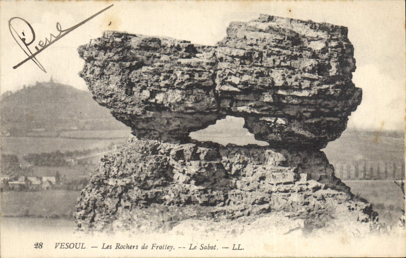 Vesoul — Les Rochers de Frotley — Le Sabot — LL. — n°28