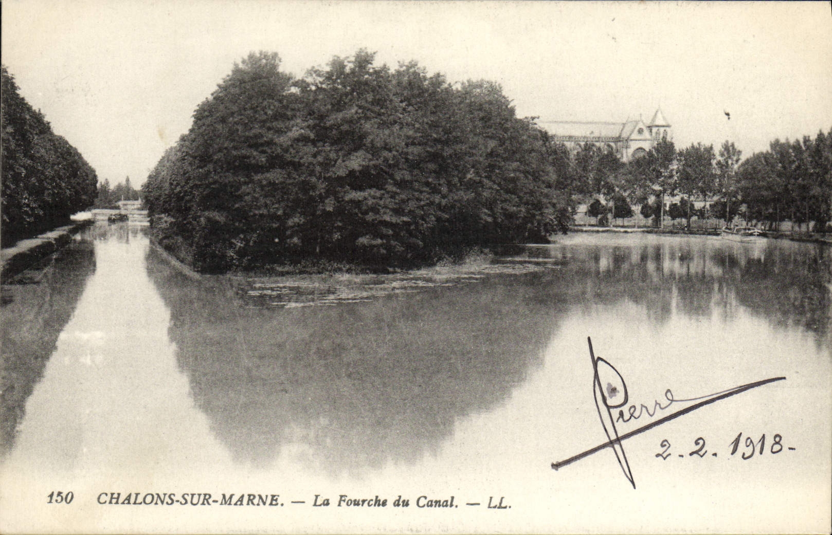 Chalons-sur-Marne — La Fourche du Canal — LL. — n°150