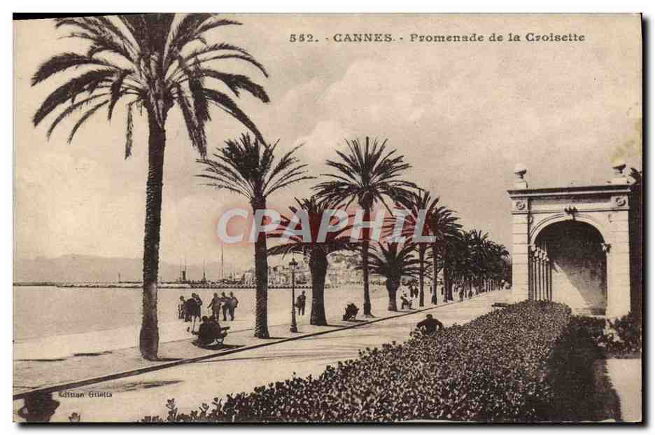 CPA Cannes Promenade De la Croisette