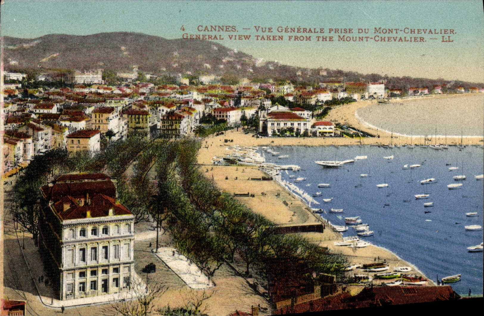 CPA Cannes Vue Generale Prise Du Mont Chevalier 