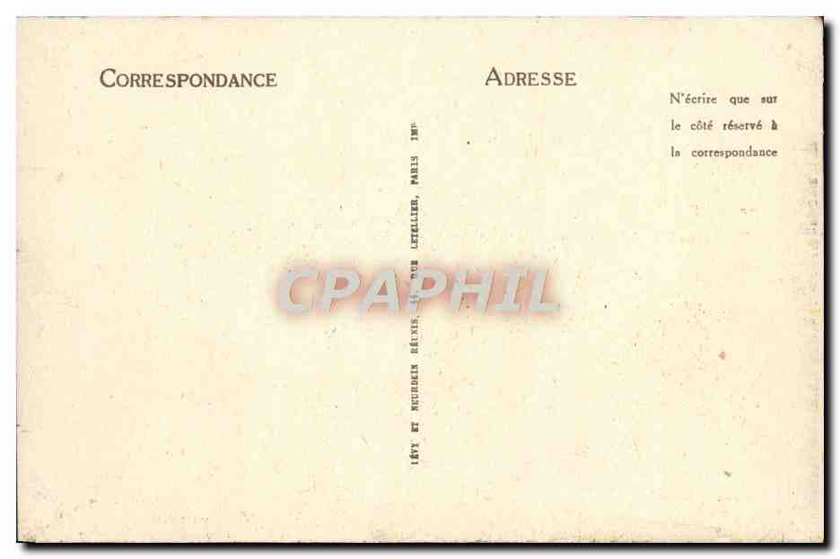 CPA Cannes Vue Generale Prise Du Mont Chevalier  — Verso