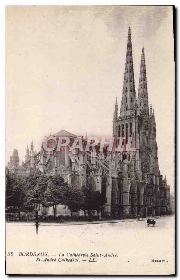 CPA Bordeaux La Cathedrale Saint Andre 