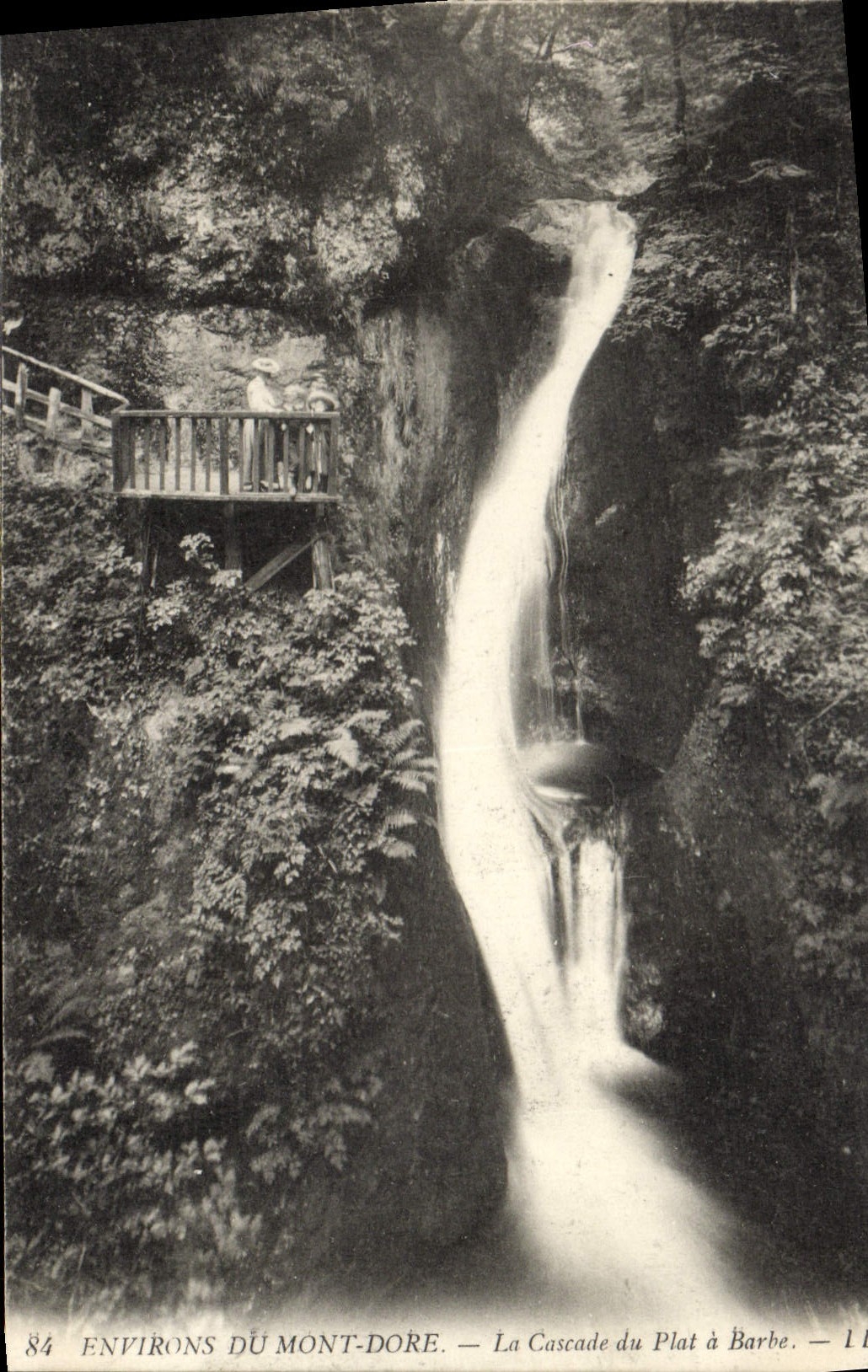 Environ du Mont-Dore — La Cascade du Plat à Barbe — n°84
