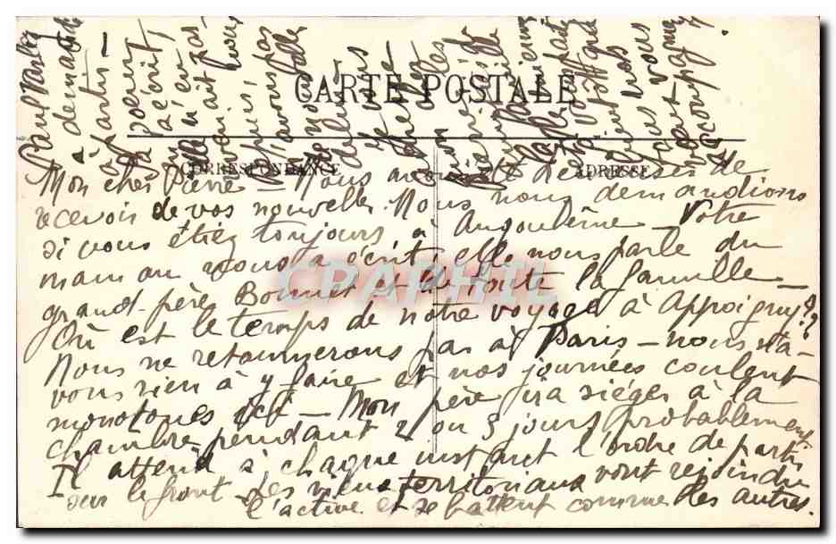 Environ du Mont-Dore — La Cascade du Plat à Barbe — n°84 — Verso