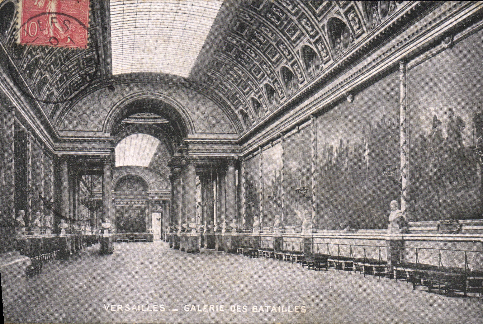 Versailles — Galerie des Batailles — Éditeur et n° de série non lisibles