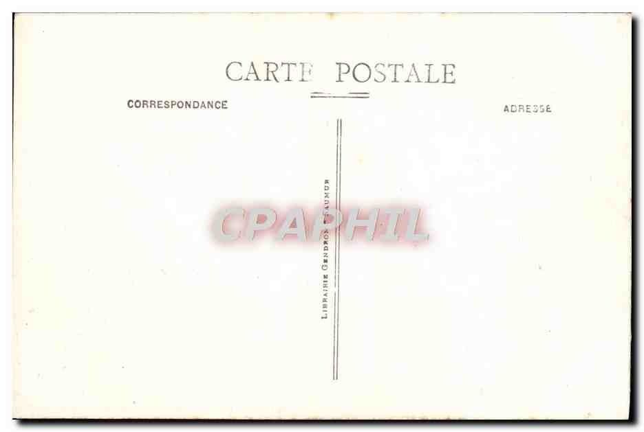 CPA Saumur Le Chateau Cote Est Et Nord Est Restaures — Back