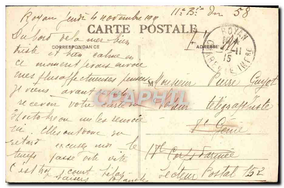 CPA Environs de Royan Saint Georges De Didonne Les Roches Le Port Et Le Phare — Rückseite