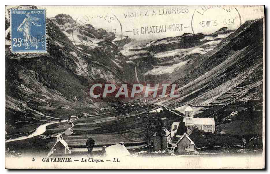 Gavarnie — Le Cirque — LL — Le Château-Fort — éditeur LL