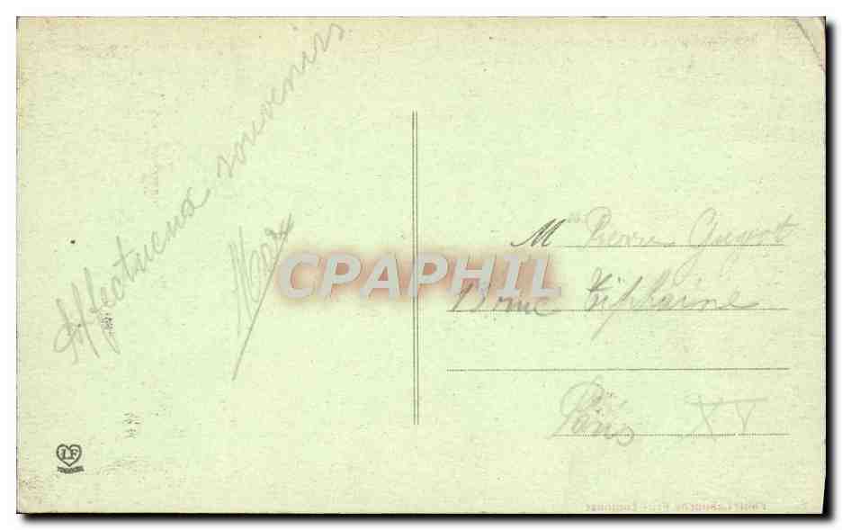 Le Pic du Midi (1877 m.) et le Vallon d'Arize — Bagnères-de-Bigorre — Éditeur Toulousain, n° 352 — Verso
