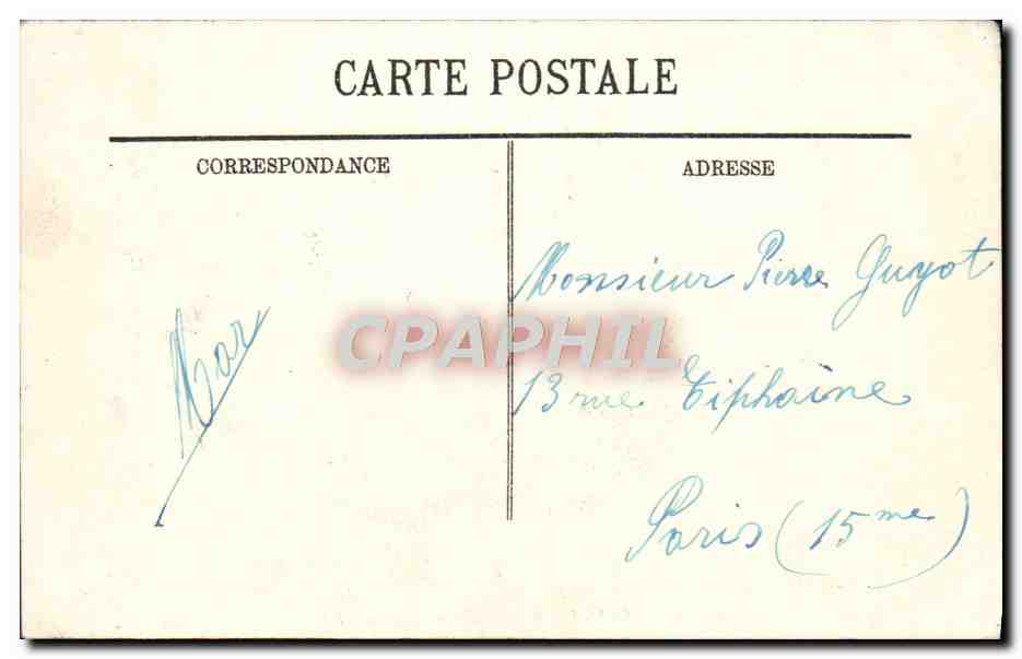 Pagnères-de-Bigorre — El Adour y el Monné — LL — Reverso