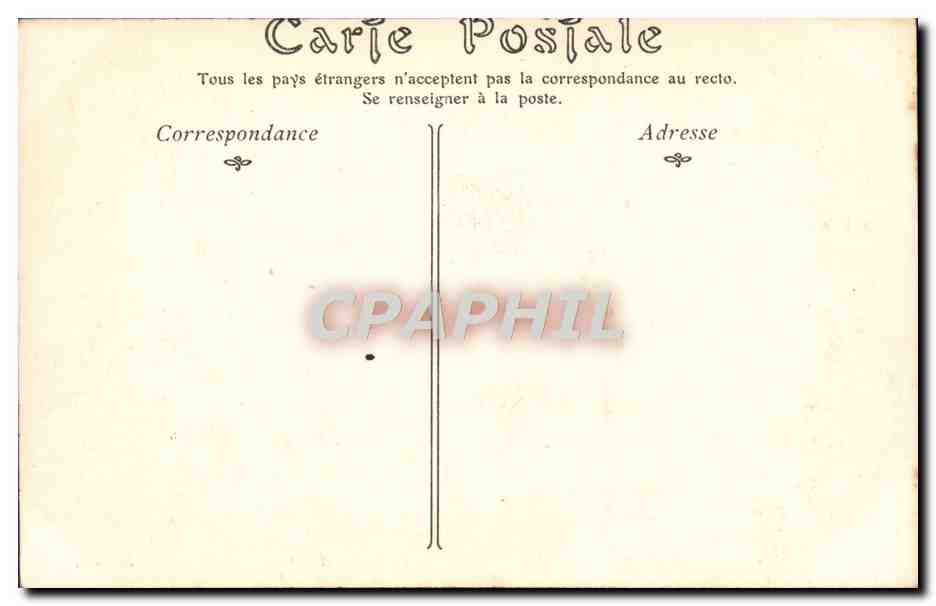 CPA Chastellux Le viaduc Et Le Chateau — Rückseite