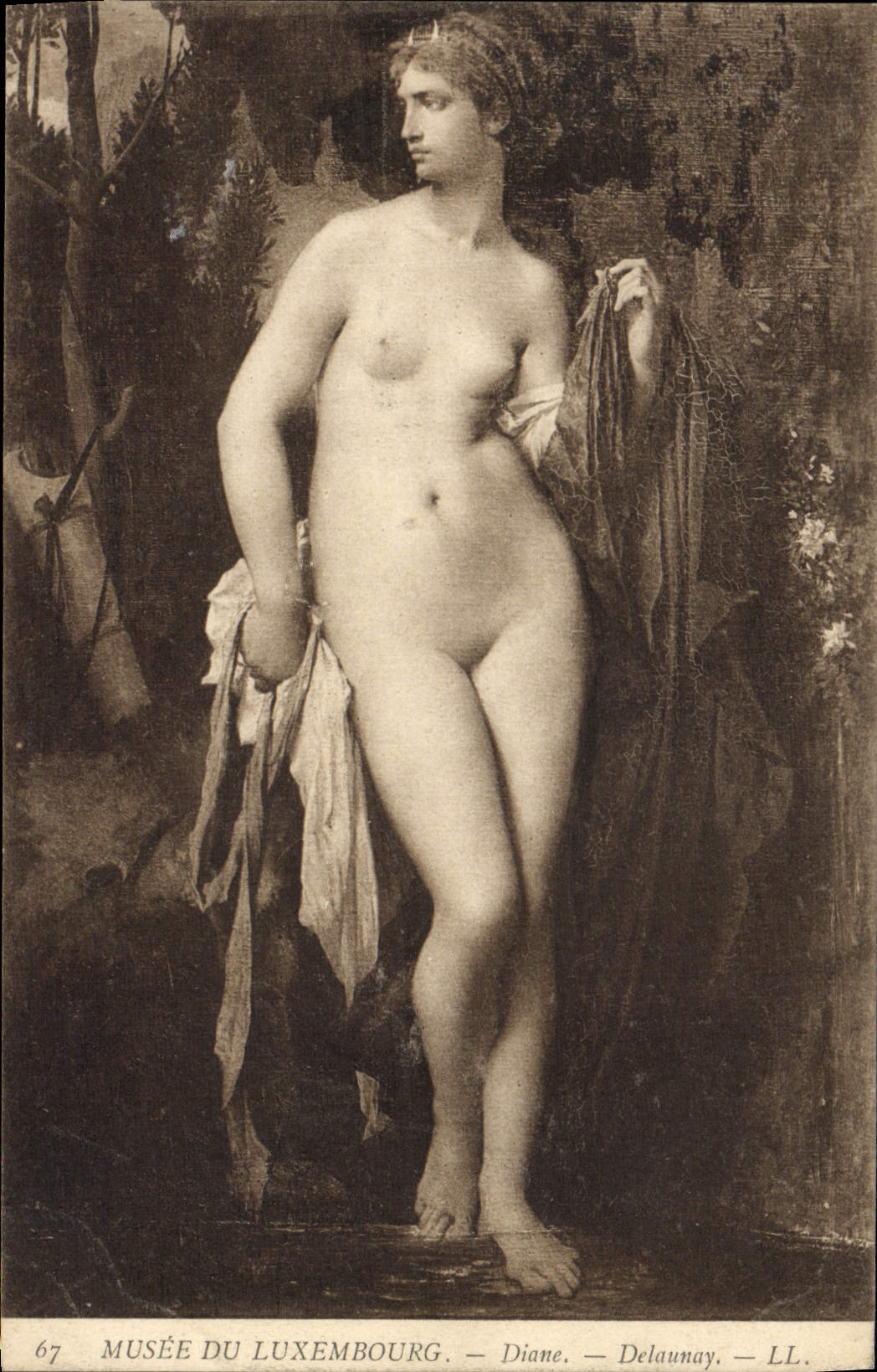 CPA Musee Du Luxembourg Diane Delaunay