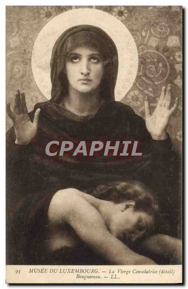 CPA Musee Du Luxembourg La Vierge Consolatrice Bouguereau