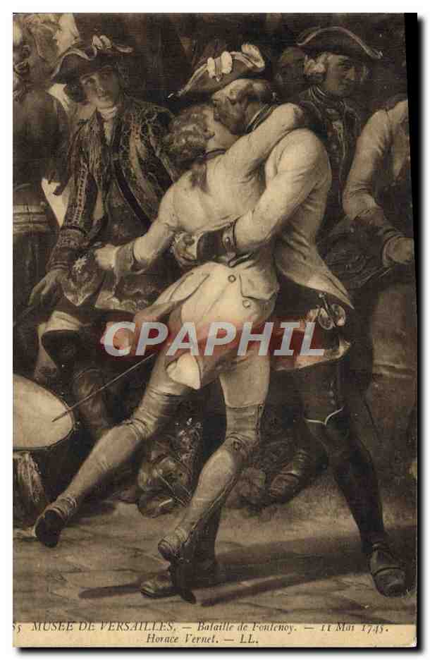 CPA Musee De Versailles Bataille De Fontenoy Horace Vernet 