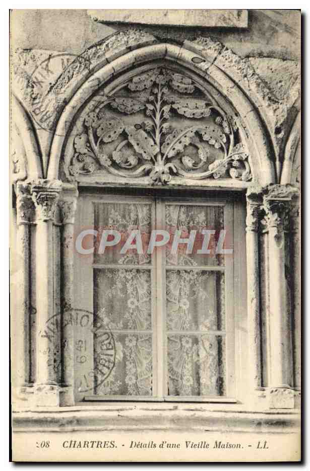 CPA Chartres Details D'Une Vieille Maison