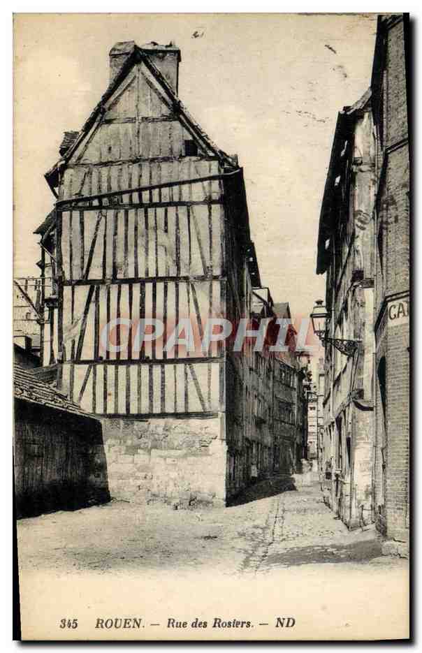 CPA Rouen Rue Des Rosiers