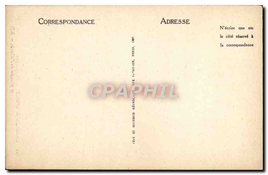 CPA Rouen Gargouilles Et Pinacles De I'Abside — Verso