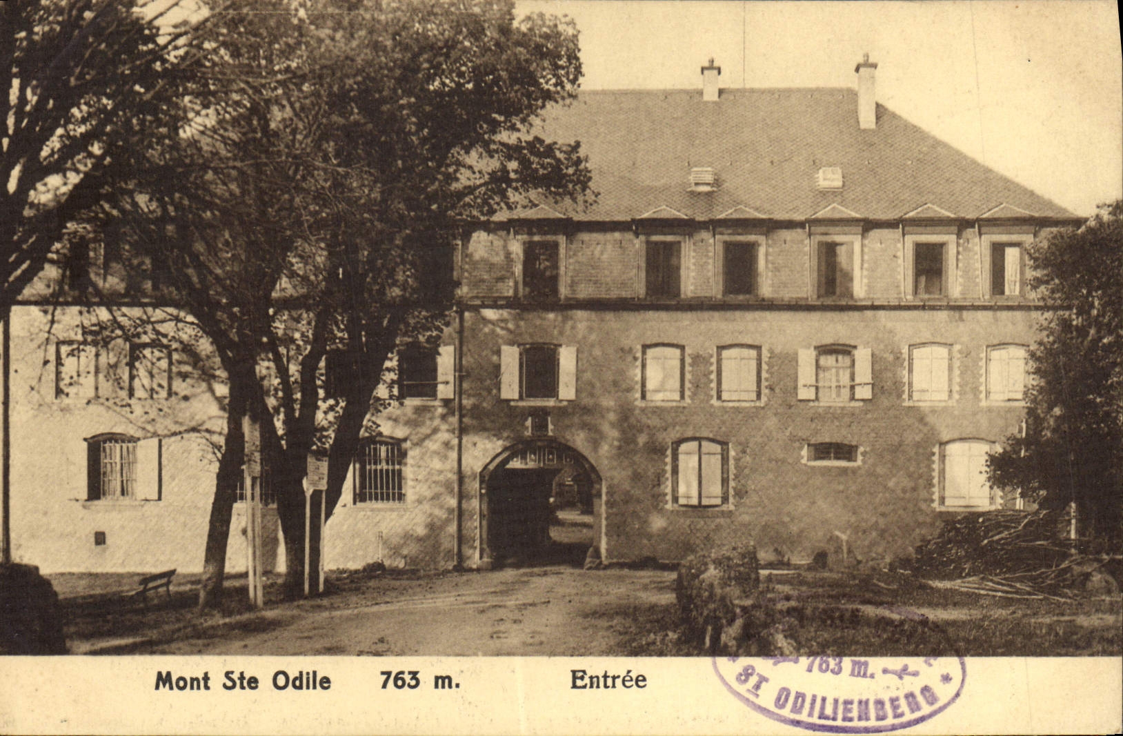 CPA Mont Ste Odile Entree