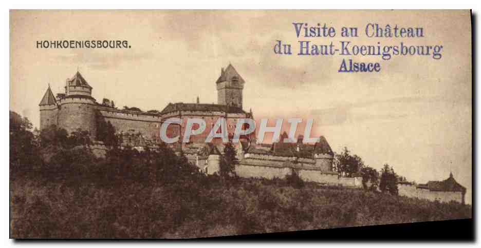 Château du Haut-Koenigsbourg — Alsace — éditeur inconnu, n° de série non visible