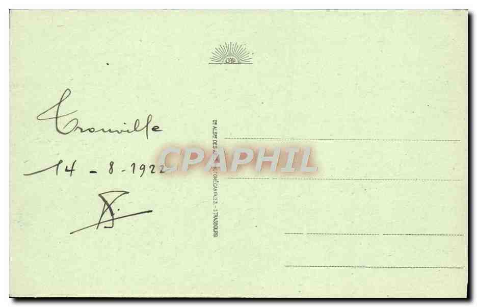 CPA Trouville Les Barques De Peche Bateaux Lion noir  — Verso