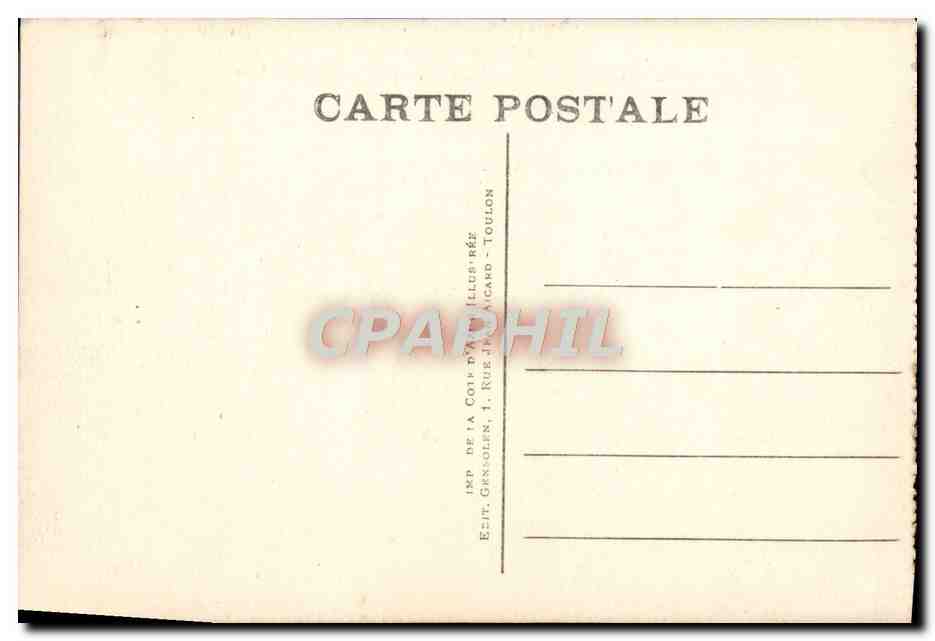 Toulon — General View — publisher J. Illuscard, no. 21bis — Back