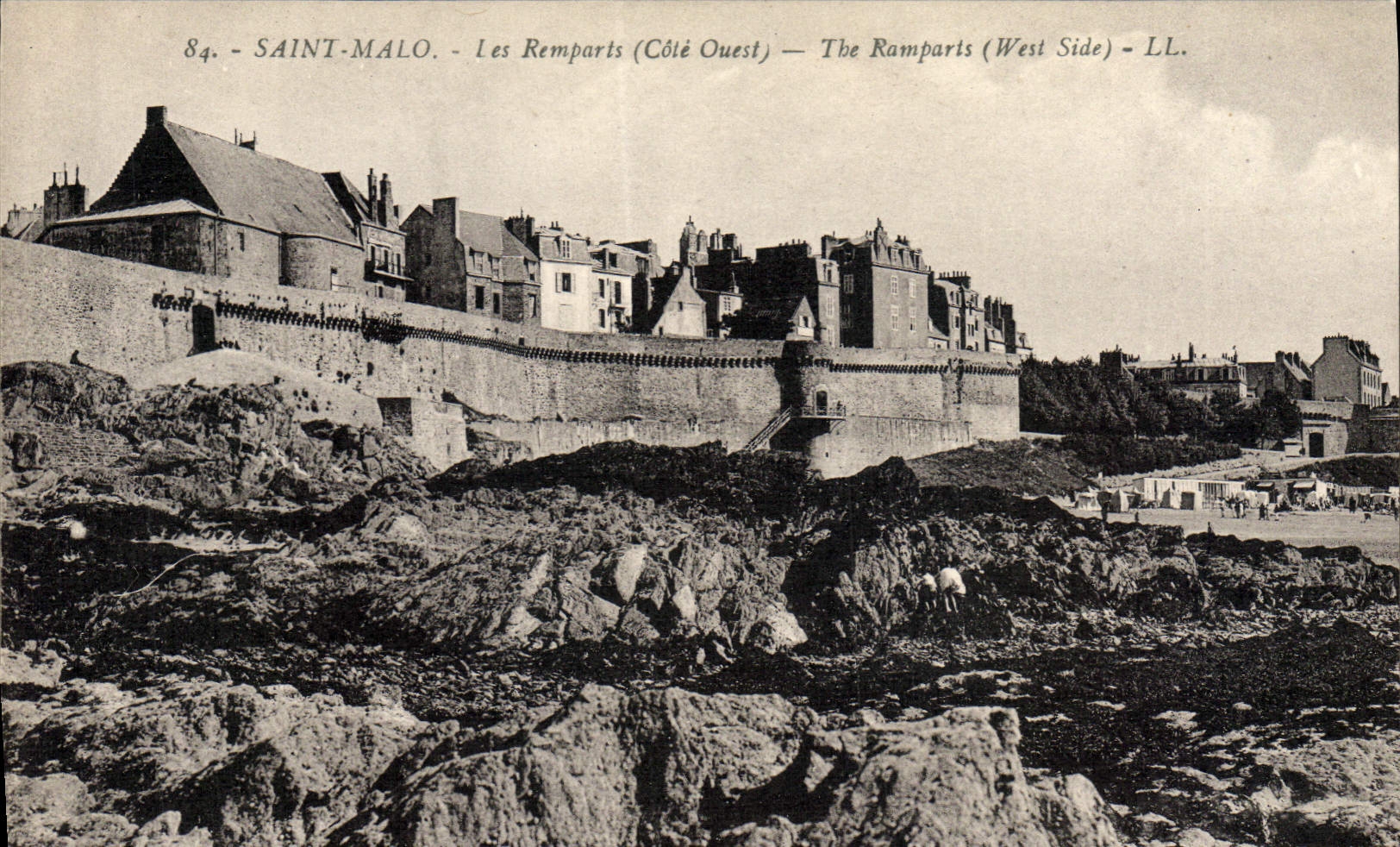Saint-Malo - Die Mauern (Westseite) — LL. — 84