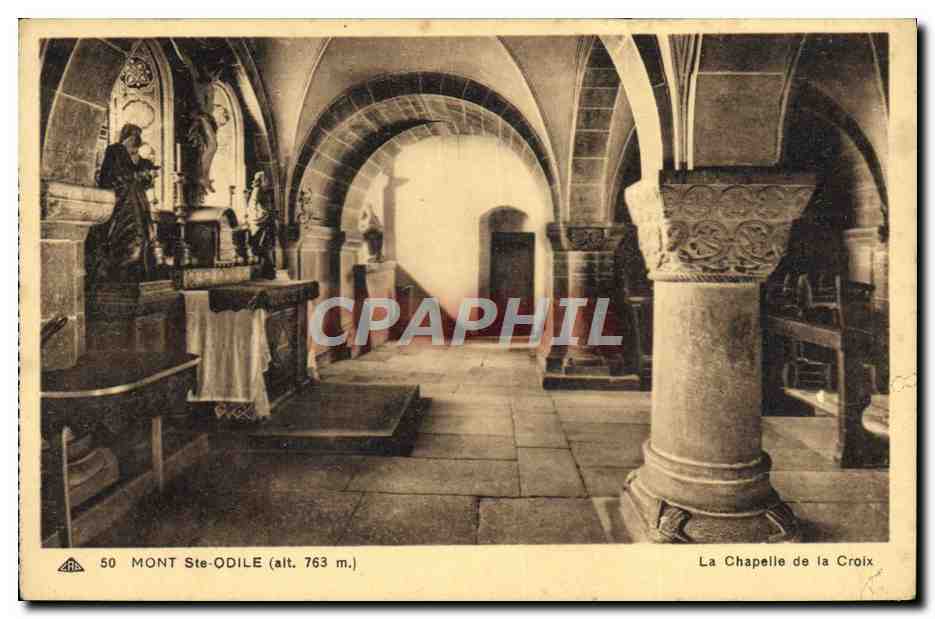CPA Mont Ste Odile La chapelle de la Croix 