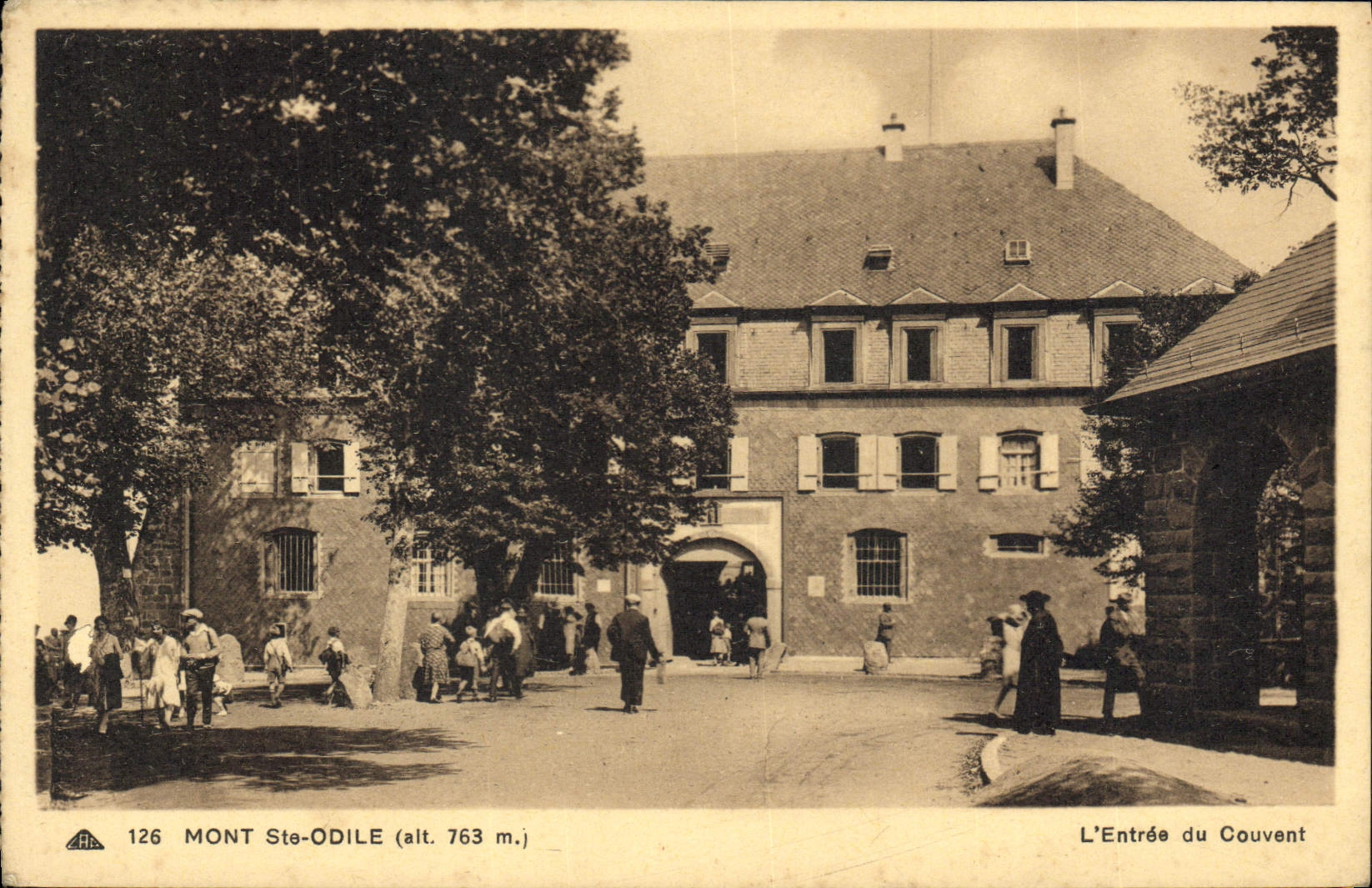 CPA Mont Ste Odile L'entree du couvent