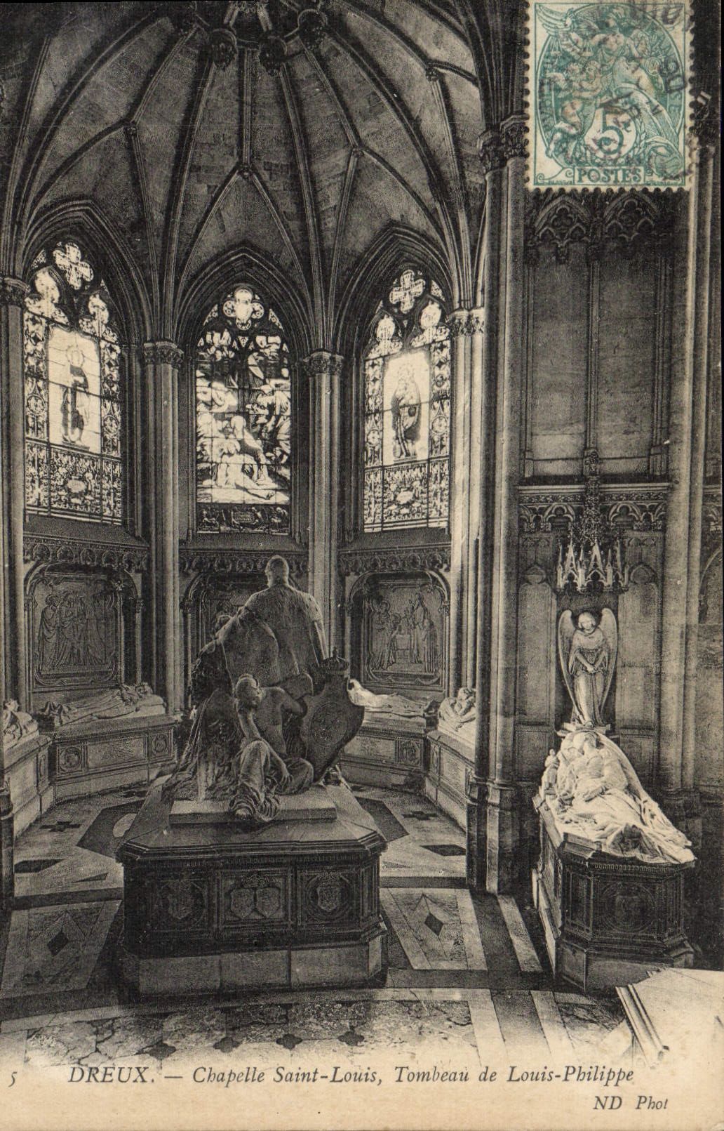 CPA Dreux Chapelle Saint Louis Tombeau de louis Philippe