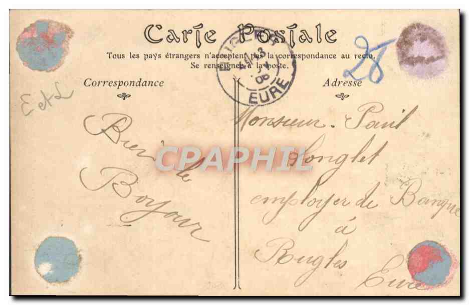 CPA Dreux Chapelle Saint Louis Tombeau de louis Philippe — Verso