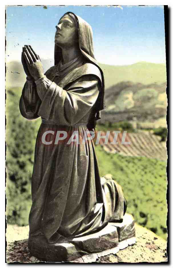 CPM Notre Dame Du Laus Soeur Benoite Lors D'Une Apparition De La Vierge A Pindreau