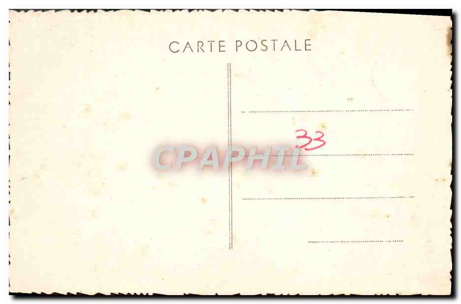 CPA Arcachon La Pointe Du Pyla Et Le Rond Point De La Route — Rückseite