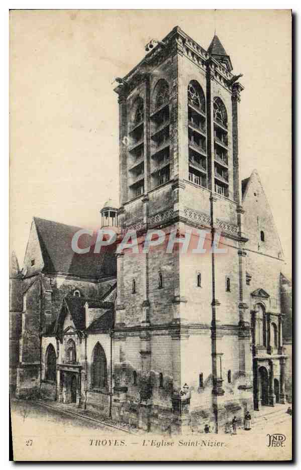 Troyes — L'Église Saint-Nizier — ND HOT