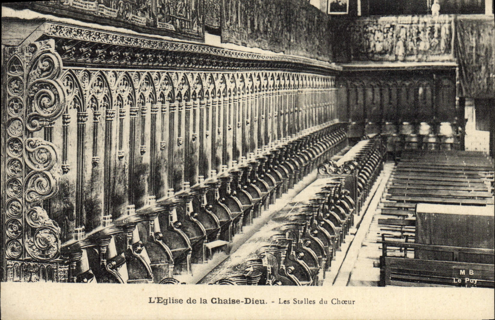 L'Église de la Chaise-Dieu - Les Stalles du Chœur