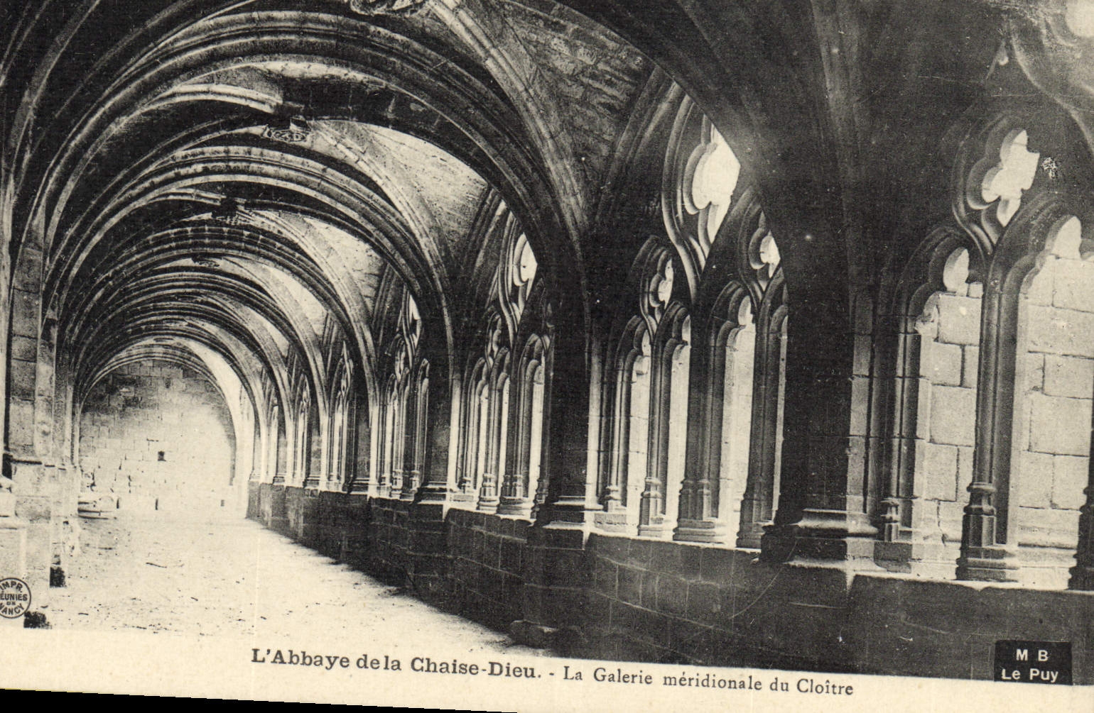 L'Abbaye de la Chaise-Dieu - La Galerie méridionale du Cloître — éditeur M B, Le Puy