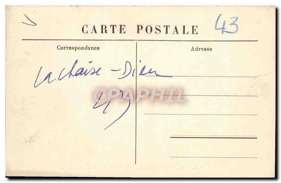 L'Abbaye de la Chaise-Dieu - La Galerie méridionale du Cloître — éditeur M B, Le Puy — Back