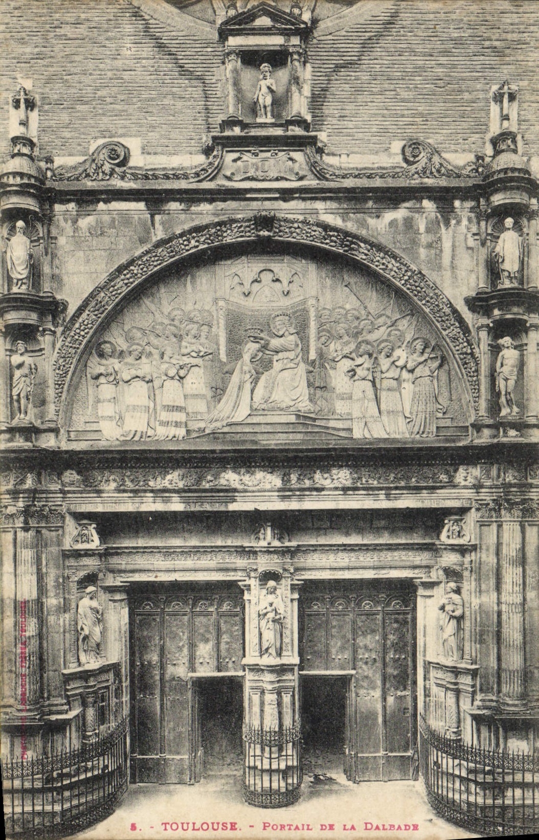 Toulouse - Portal der Dalbade — anonymer Verleger, Nr. 8