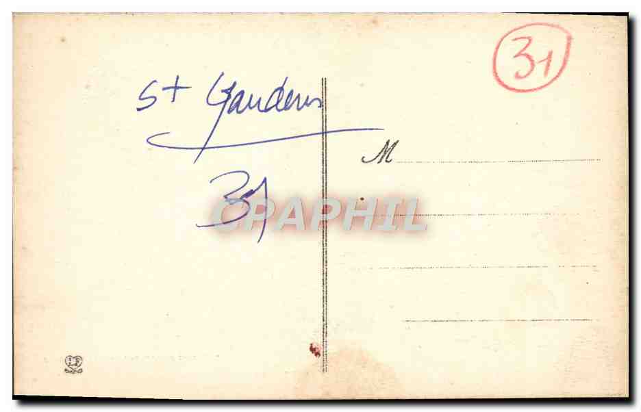 Saint-Gaudens — Cloître de l'ancienne abbaye de Bonnefond dans le jardin public — Labouche Frères, Toulouse, n° 087 — Rückseite