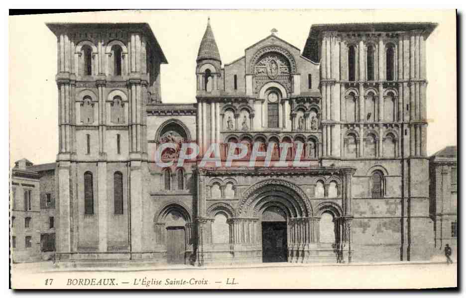 CPA Bordeaux L'Eglise Sainte Croix
