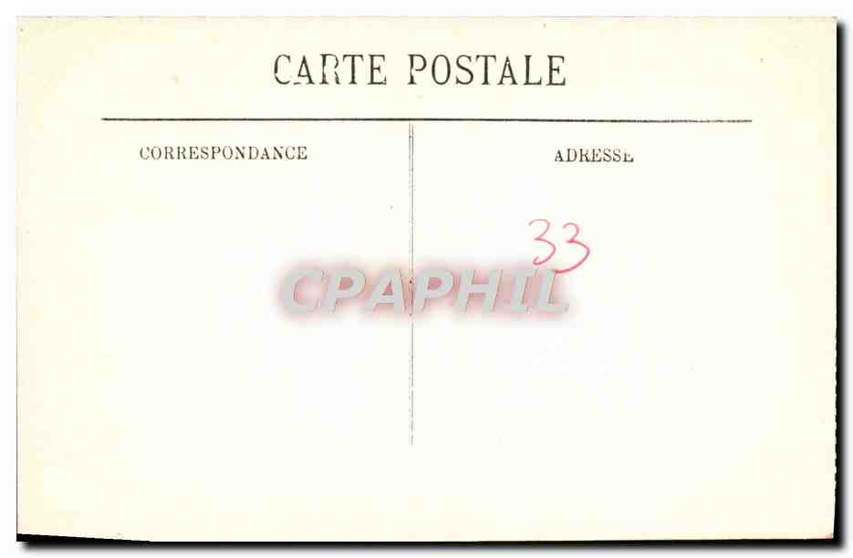 CPA Bordeaux Les Colonnes Rostrales Bateaux — Verso