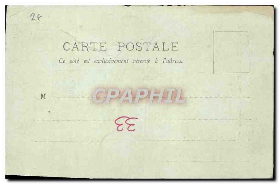 Bordeaux — Le Monument des Girondins — LL. — Verso