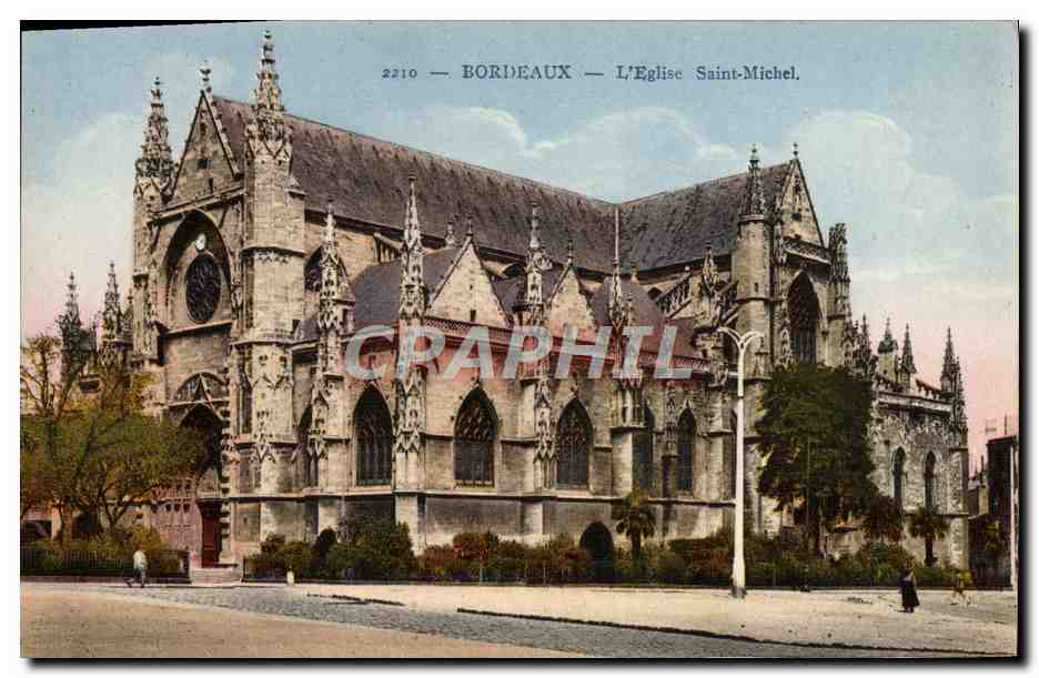 CPA Bordeaux L'Eglise Saint Michel