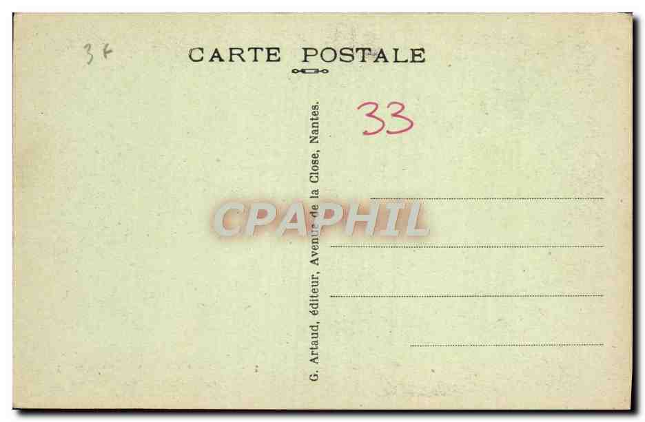 Montalivet-les-Bains (Gironde) — Panoramablick auf das kleine Dorf — G. Artaud, Nantes — Rückseite