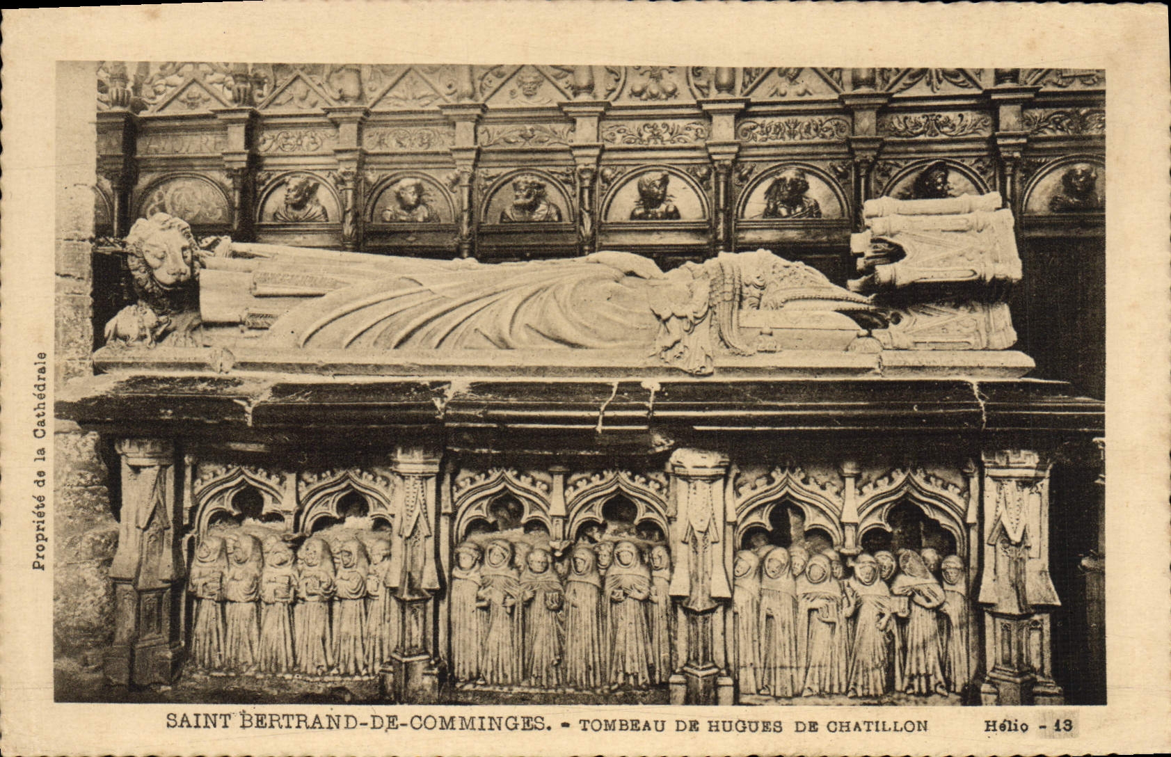 CPA Saint Bertrand De Comminges Tombeau De Hugues de Chatillon