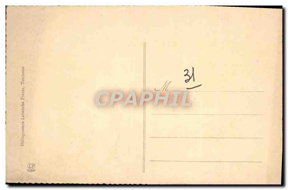 CPA Saint Bertrand De Comminges Tombeau De Hugues de Chatillon — Verso